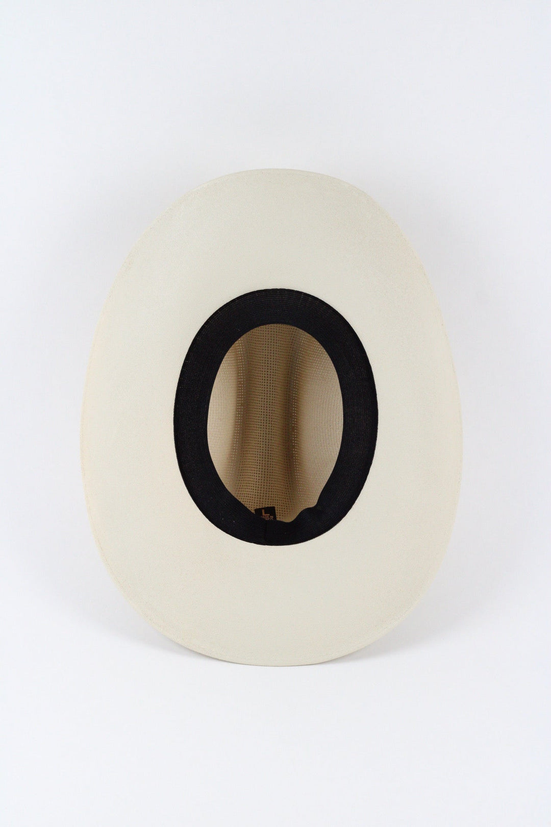 Luckenbach Cattlemen Straw Cowboy Hat - Ivory