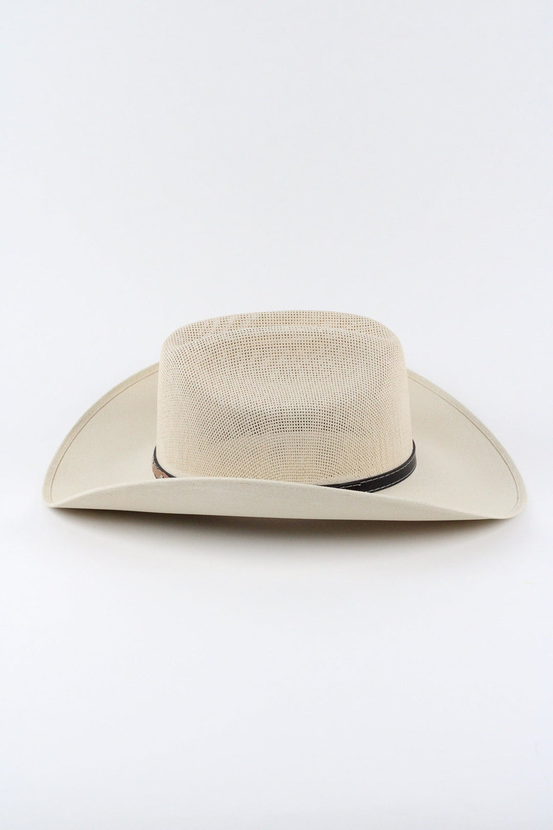 Luckenbach Cattlemen Straw Cowboy Hat - Ivory