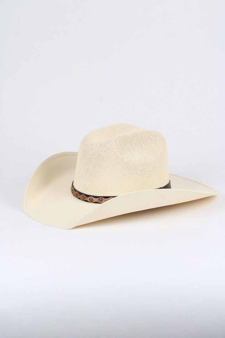 Luckenbach Bull Rider Straw Cowboy Hat - Natural
