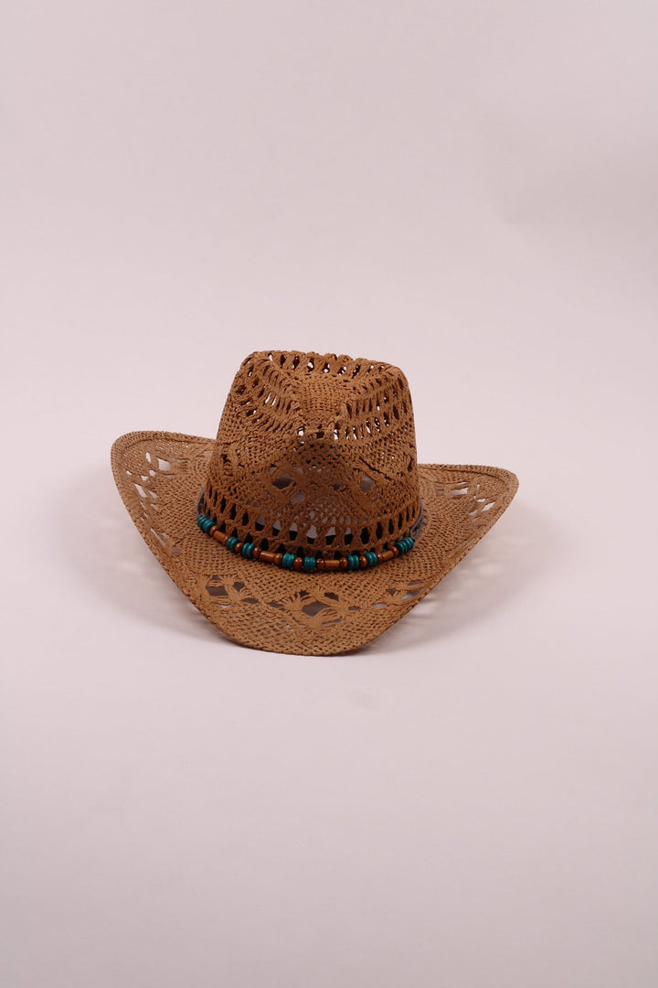Bayside Rancher Raffia Hat - Cappuccino
