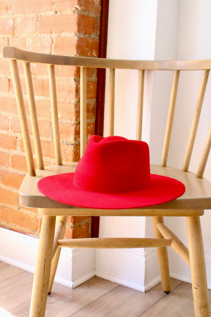 The Rowan - Wool Felt - Red