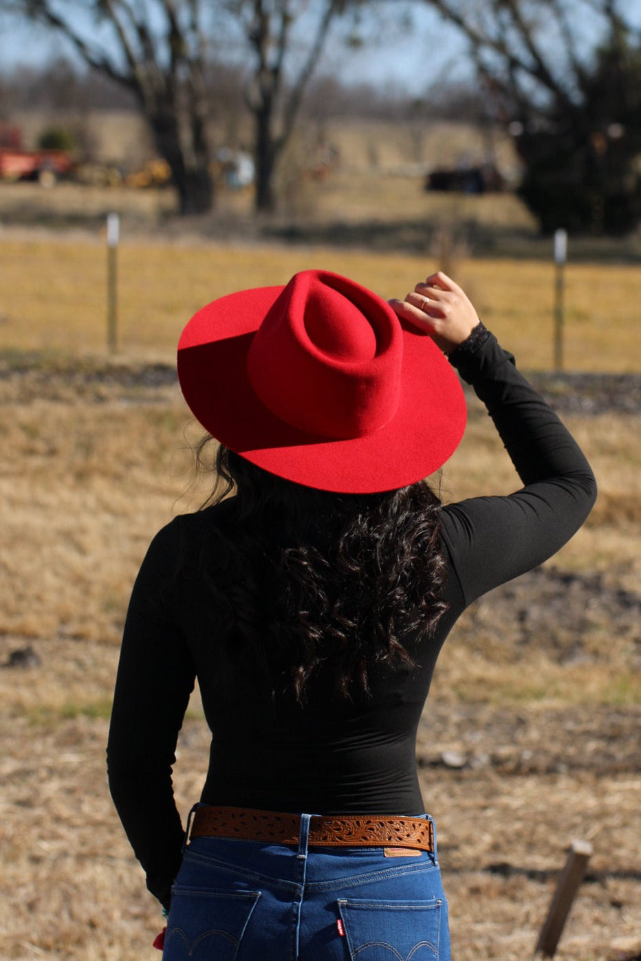 The Rowan - Wool Felt - Red