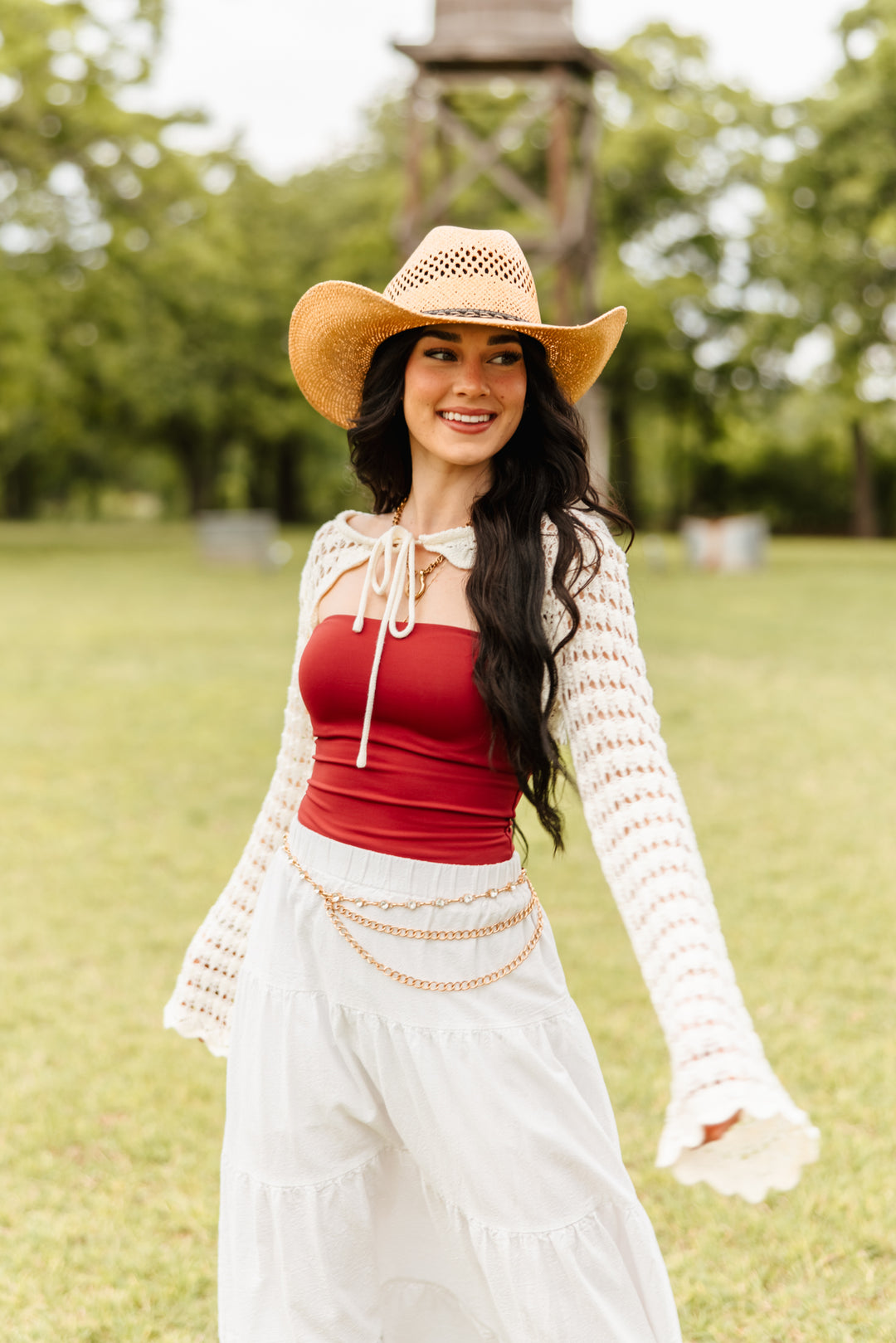 El Dorado Raffia Cowboy Hat - Camel