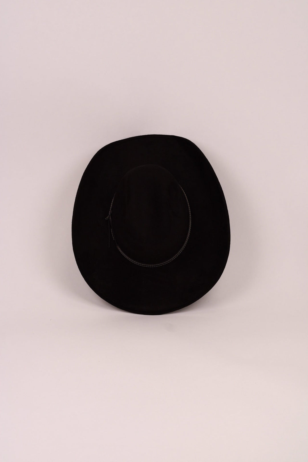 Austin Vegan Suede Cowboy Hat- Black