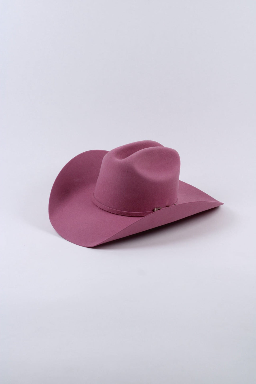 Wren Merino Wool Western Hat - Mulberry Pink