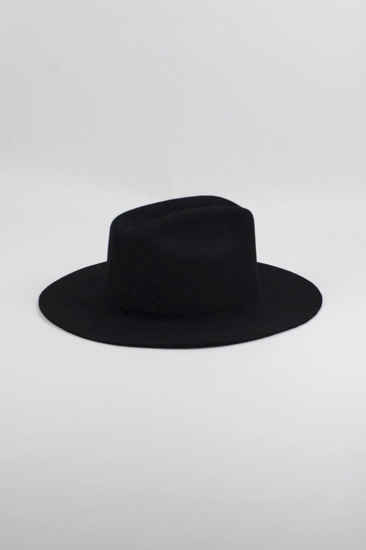 Dakota Cattleman Flat Brim Hat - Black