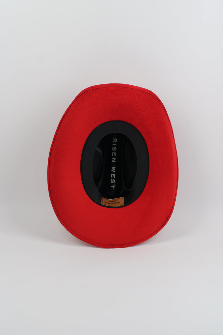 The Durango Cowboy Hat - Lipstick Red