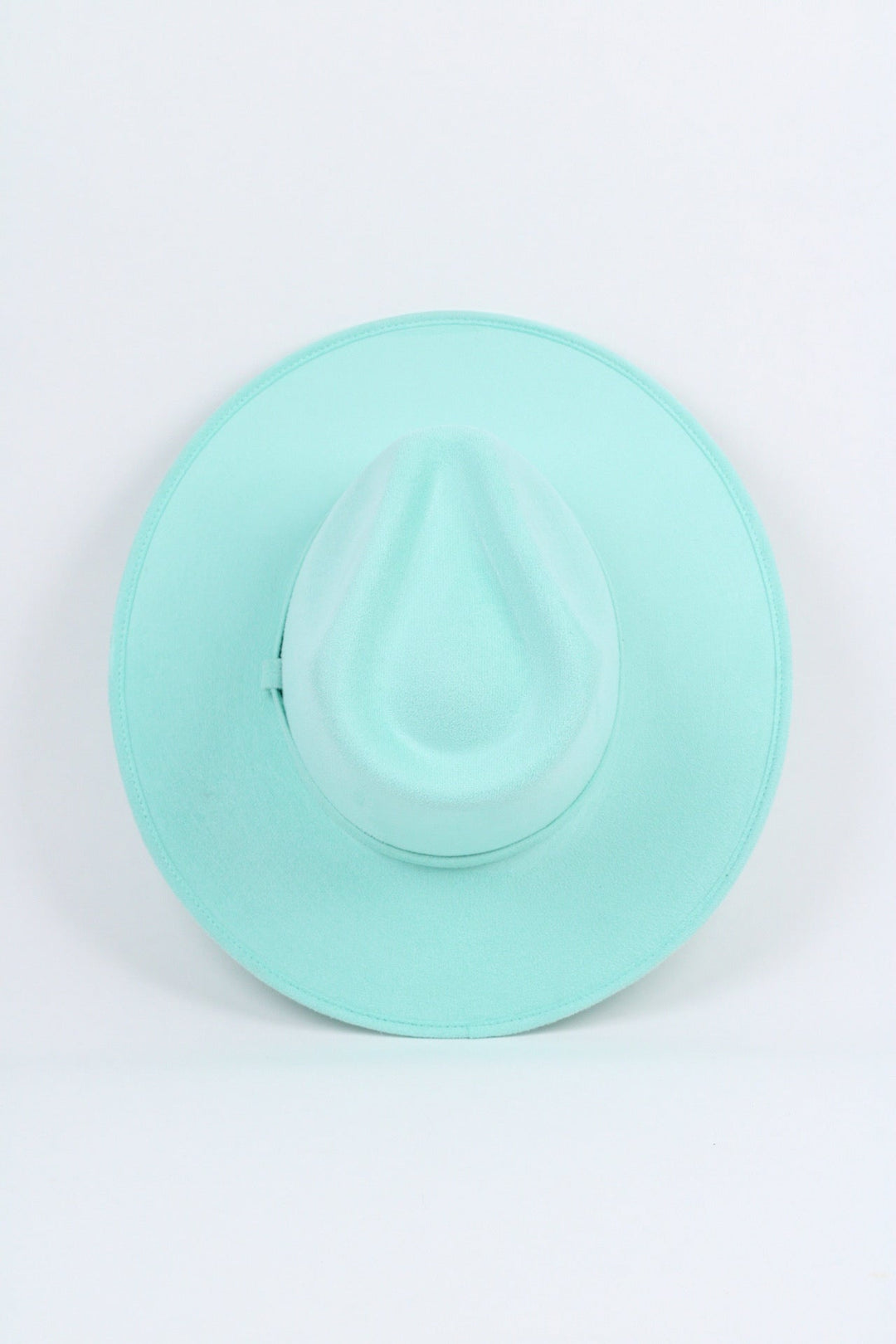 Vegan Suede Rancher Hat - Mint