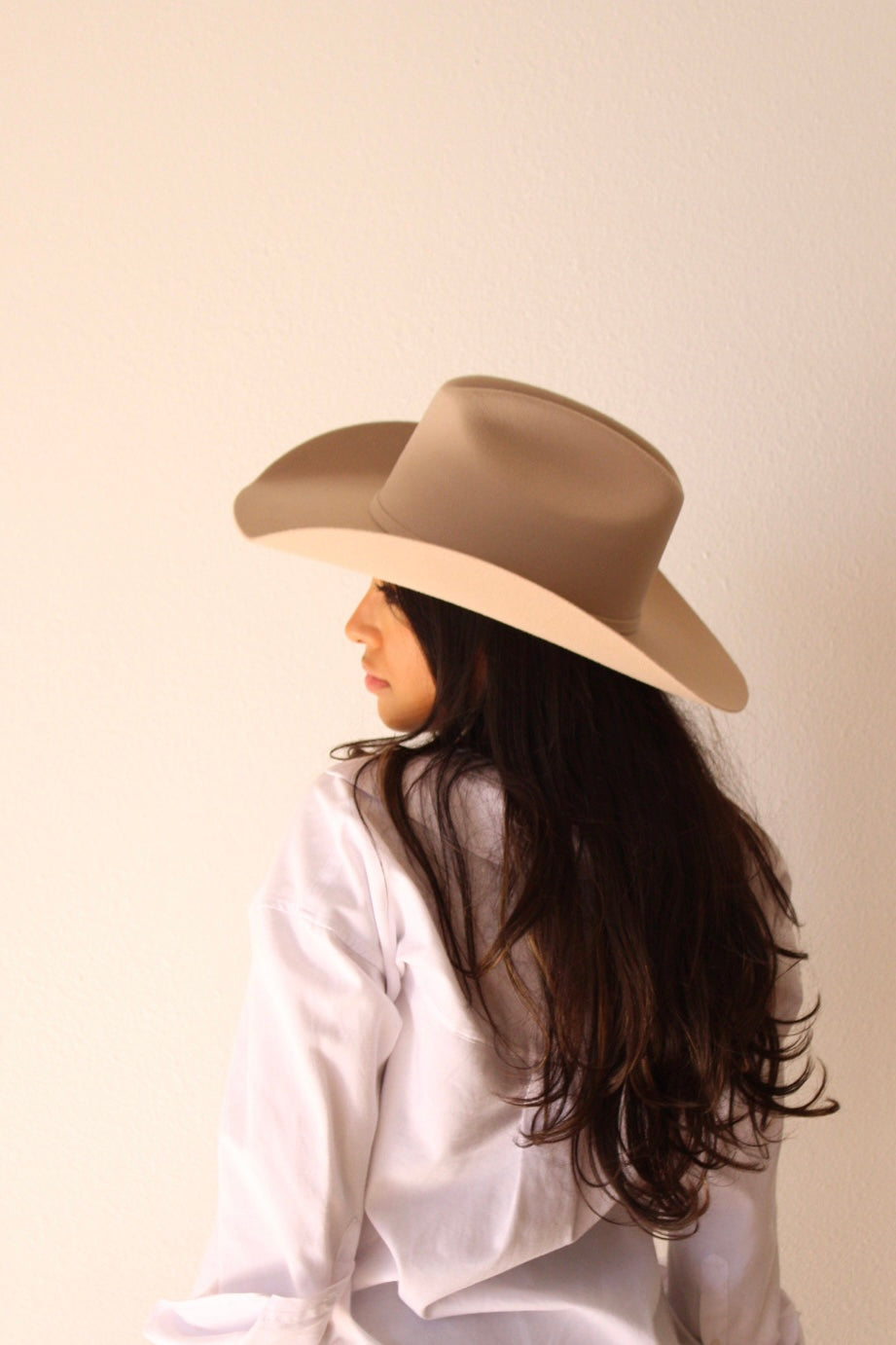 Wren Merino Wool Western Hat - Desert Sand