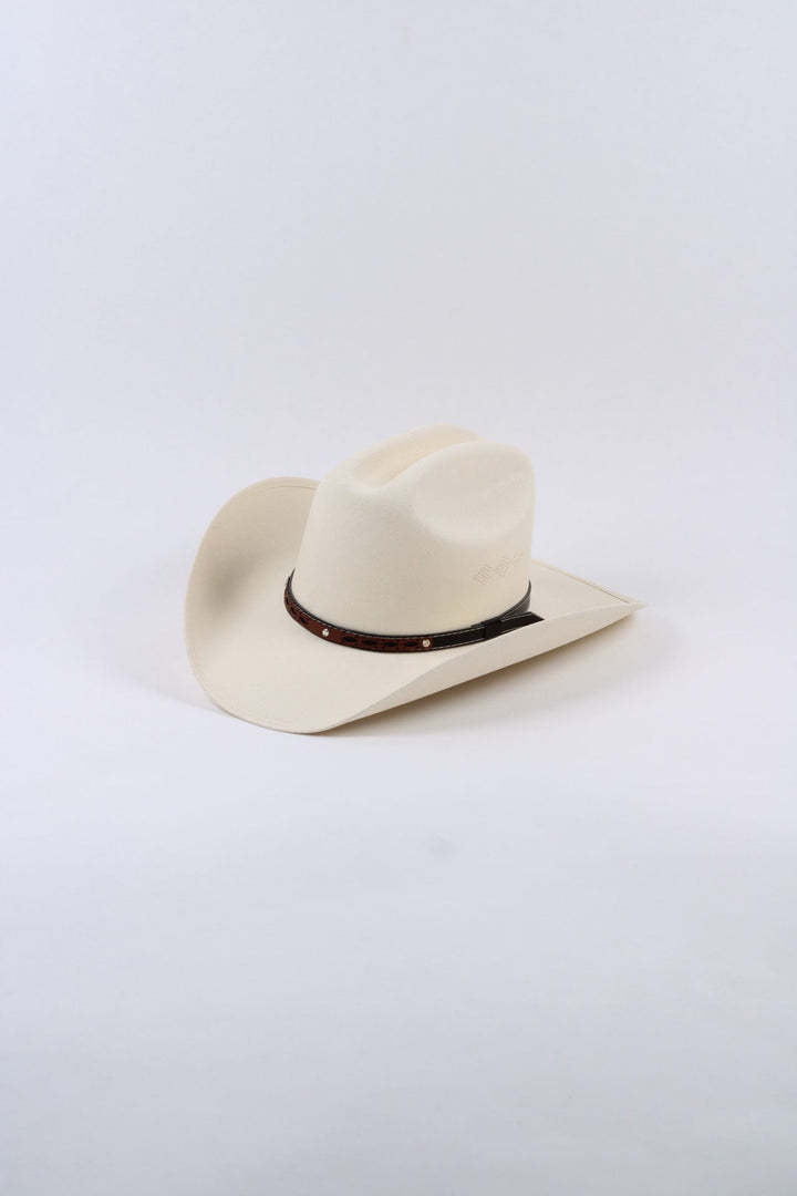 Lonestar Cattlemen Straw Cowboy Hat - Ivory