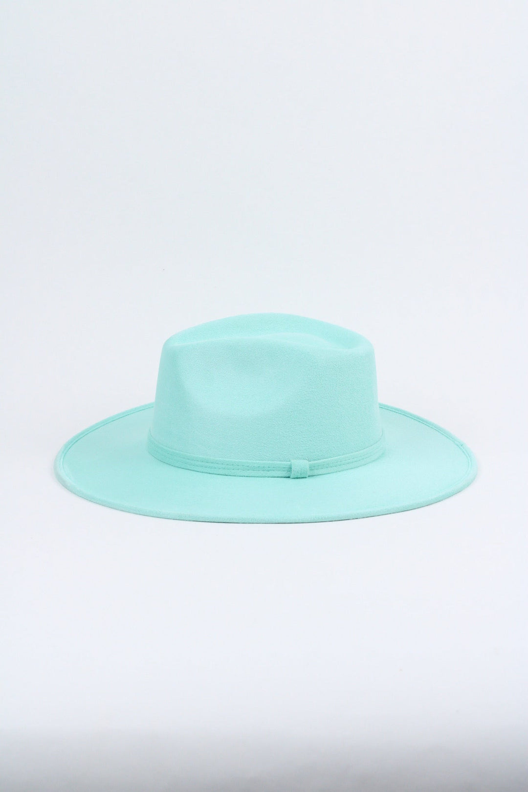 Vegan Suede Rancher Hat - Mint