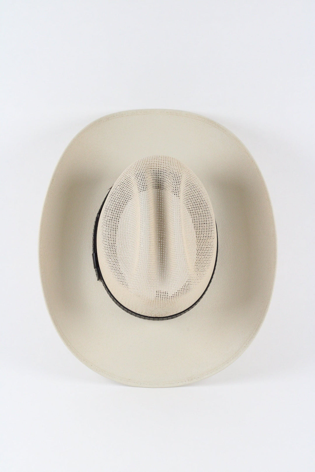 Luckenbach Cattlemen Straw Cowboy Hat - Ivory