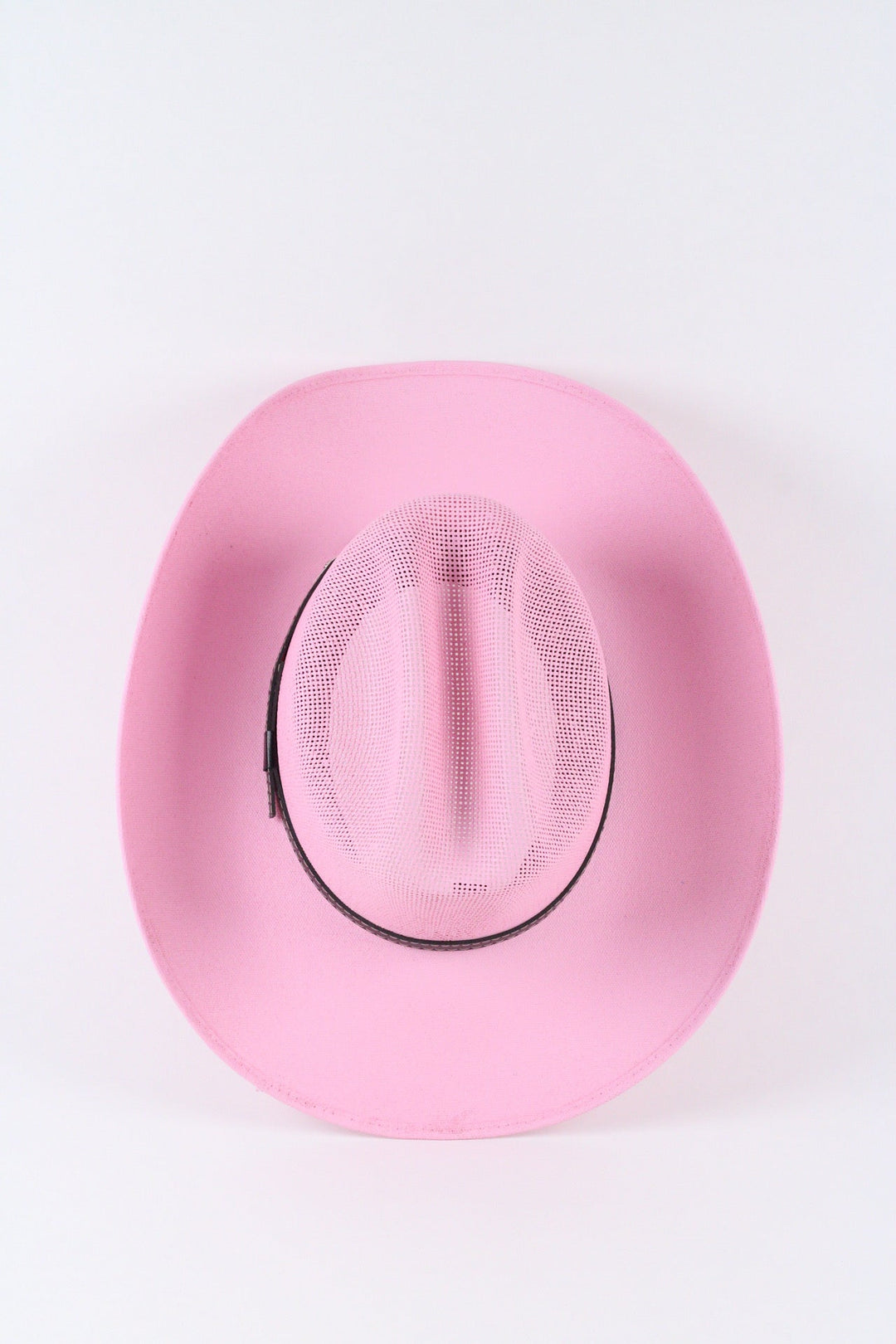 Luckenbach Cattlemen Straw Cowboy Hat - Pink