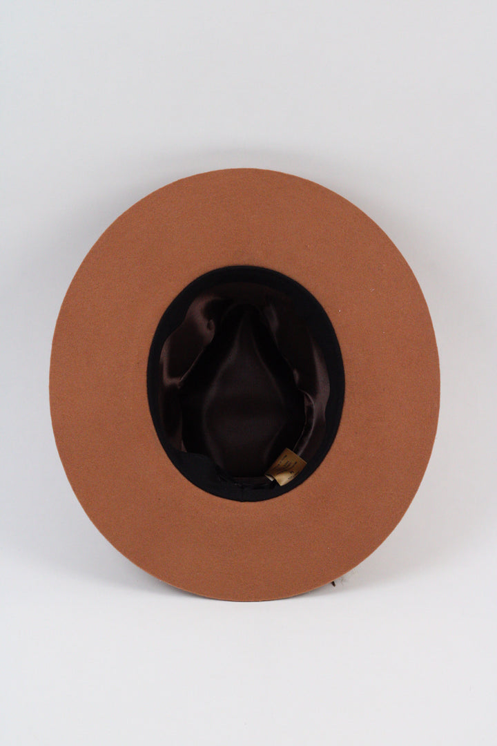 Aspen Rancher Flat Brim Hat - Tan