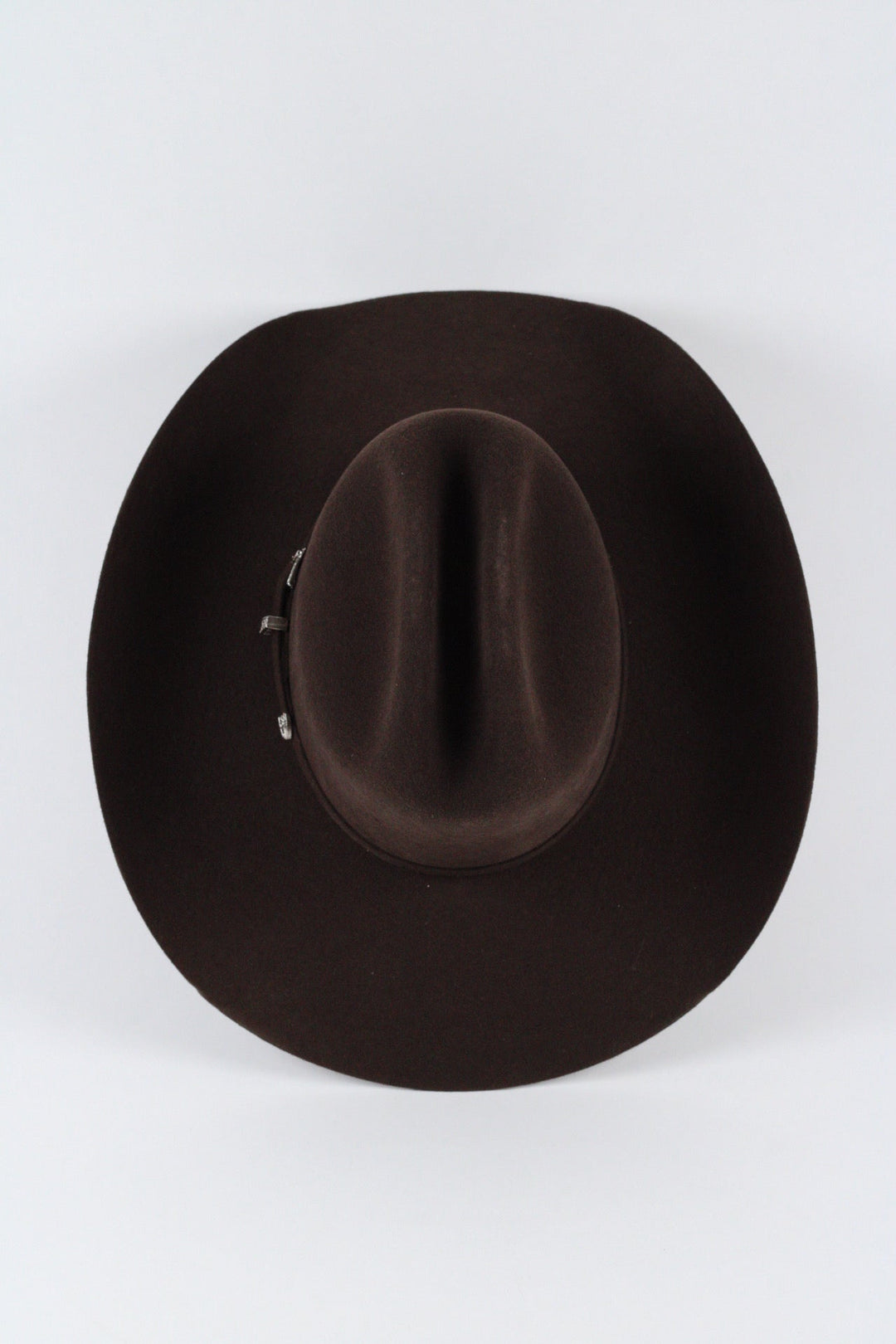 Wren Merino Wool Western Hat - Chocolate