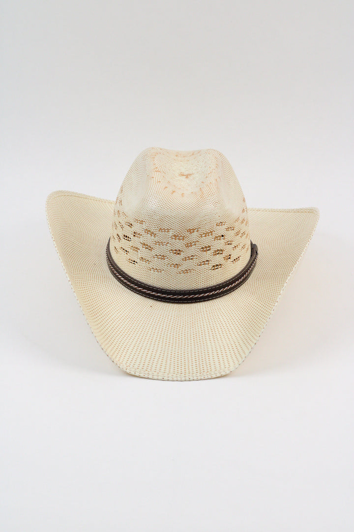 Bailey Bullrider Straw Cowboy Hat - Bone