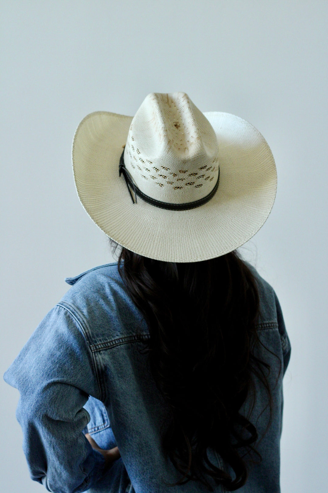 Bailey Cattleman Straw Cowboy Hat - Bone