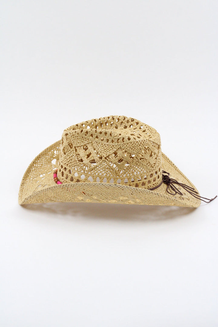 Bayside Rancher Raffia Hat - Natural