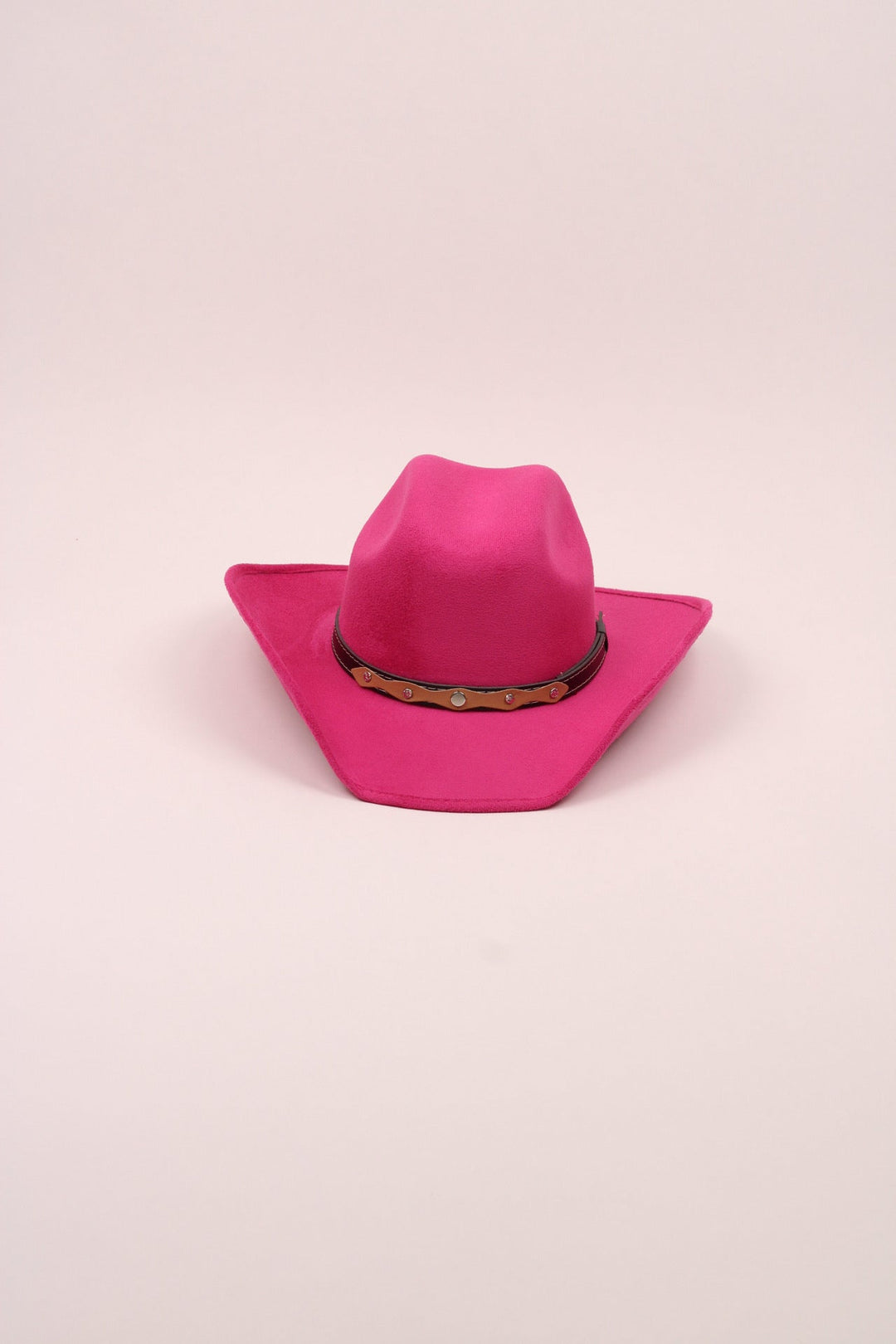 Kids Vegan Suede Austin Hat - Magenta