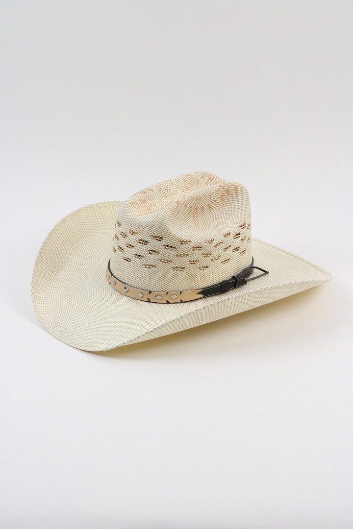 Bailey Cattleman Straw Cowboy Hat - Bone