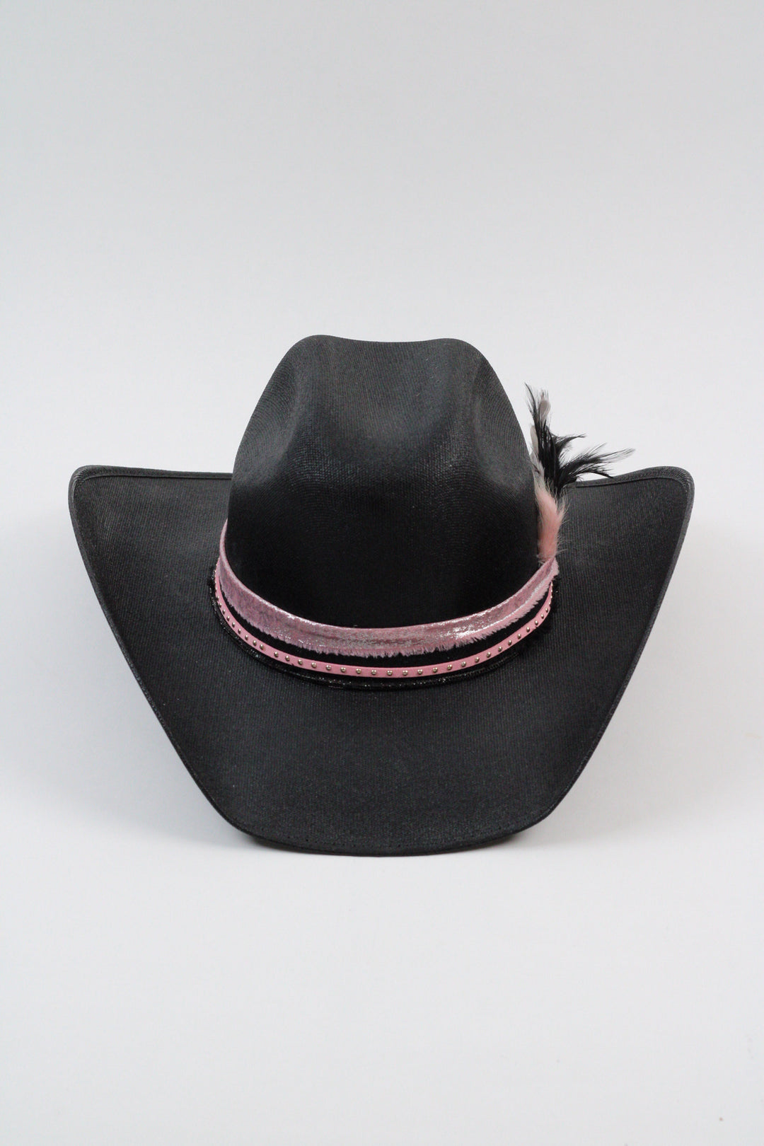 Lucy Luckenback Cattlemen Cowboy Straw Hat - Black