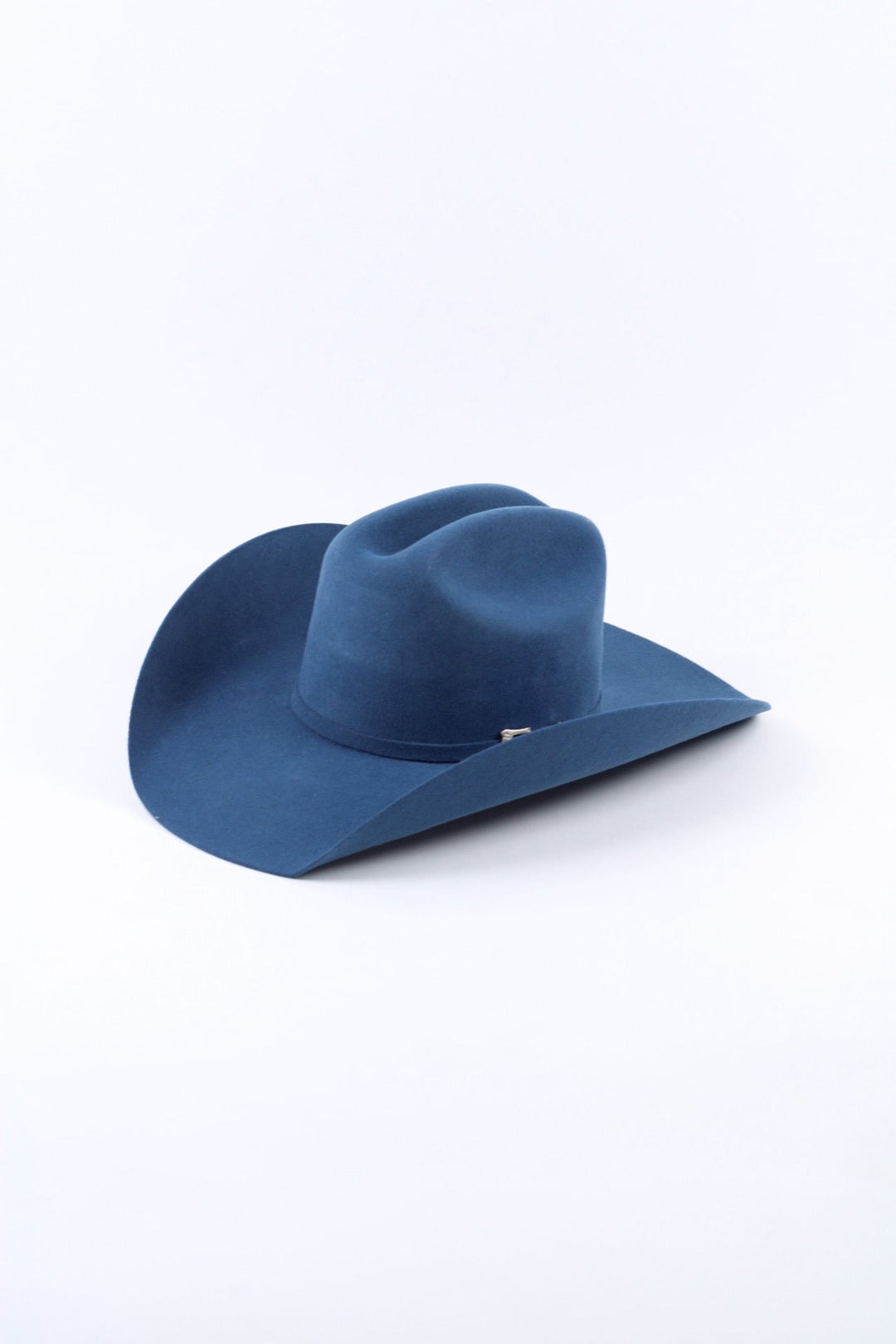 Wren Merino Wool Western Hat - Peacock Blue