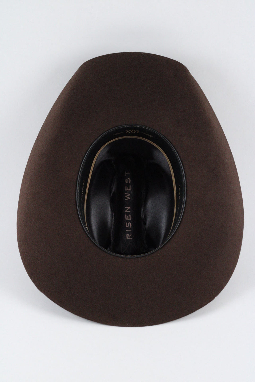 Wren Merino Wool Western Hat - Chocolate