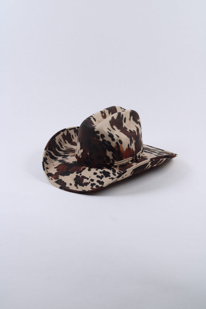 Ellie Cow Print Texana