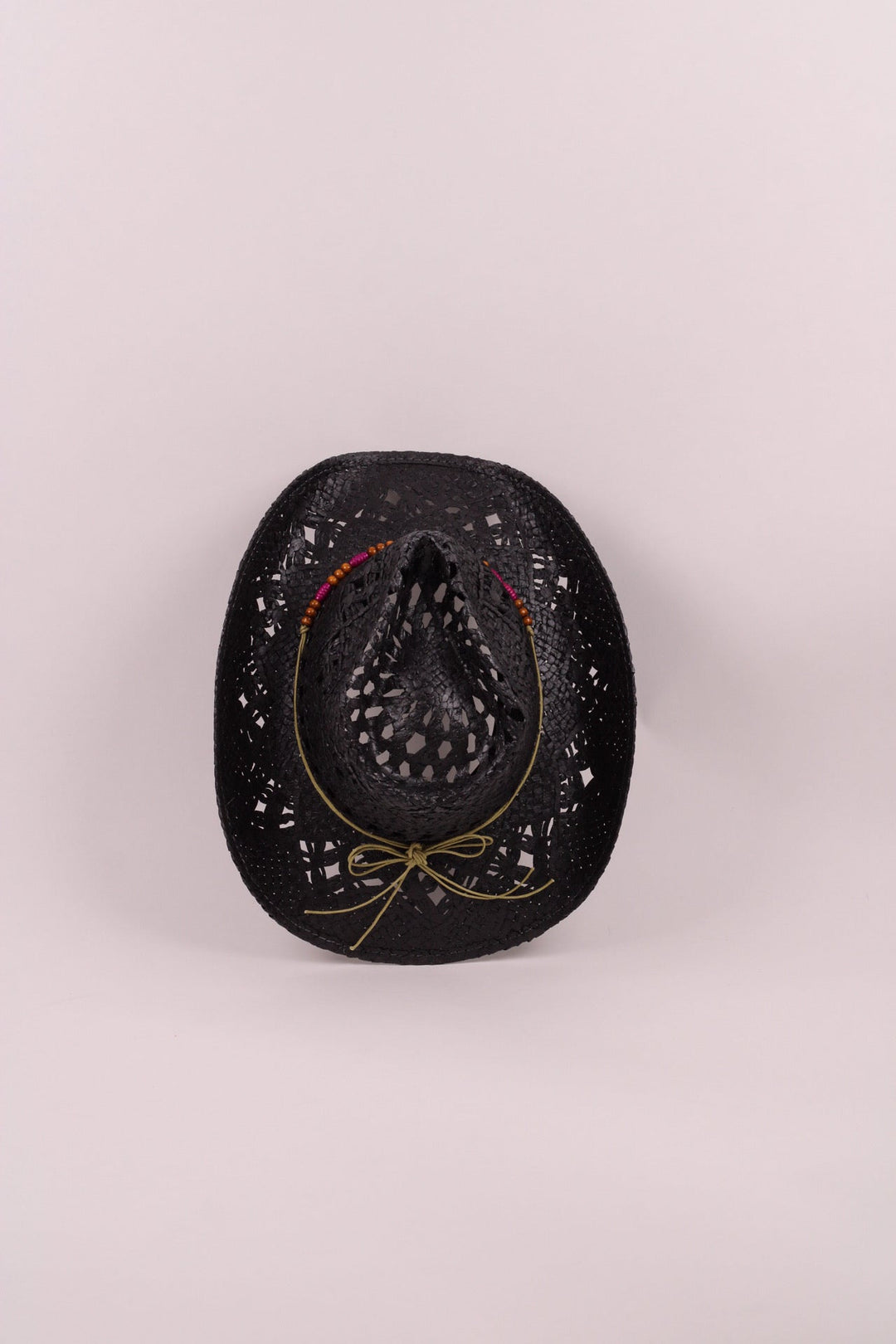 Bayside Rancher Raffia Hat - Black
