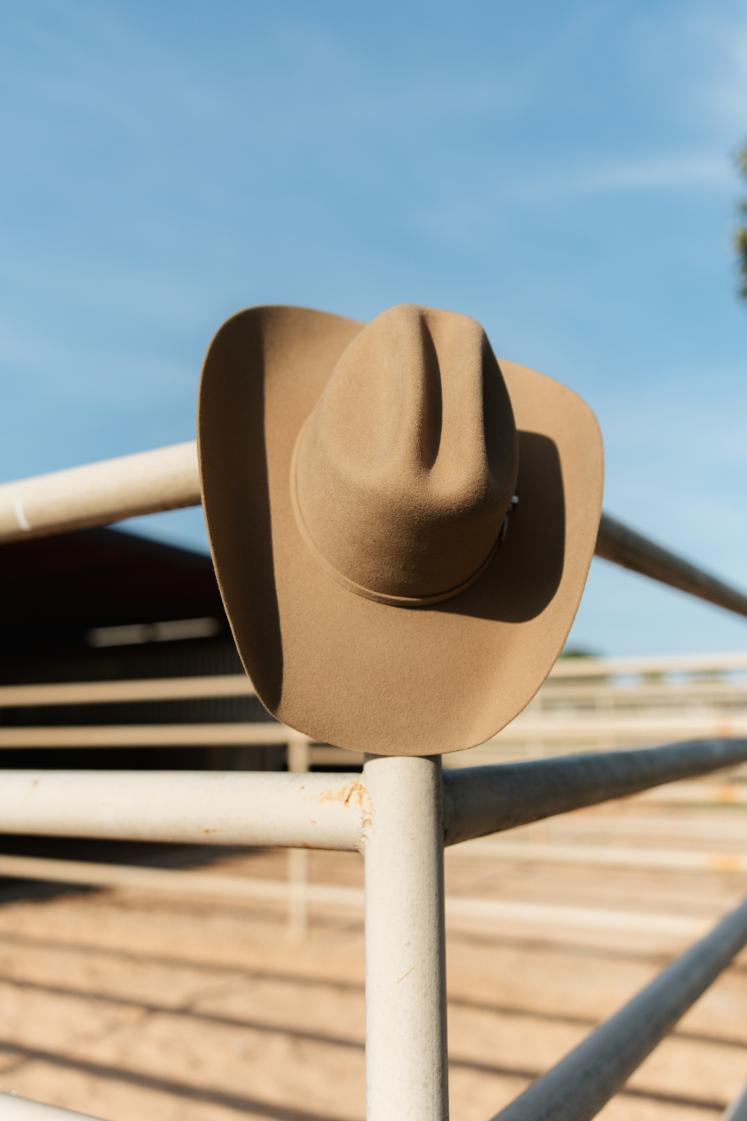 Wren Merino Wool Cowboy Hat - Camel