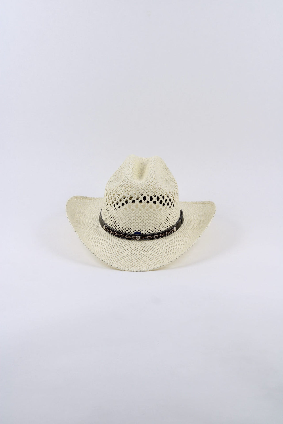 Montecito Raffia Cowboy Hat - Ivory
