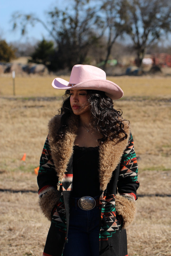 The Durango Cowboy Hat - Blush Pink