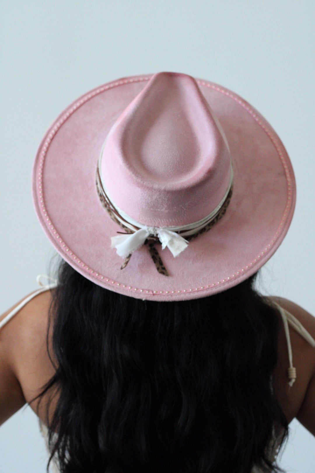 Hallie Rancher Hat - Blush Pink