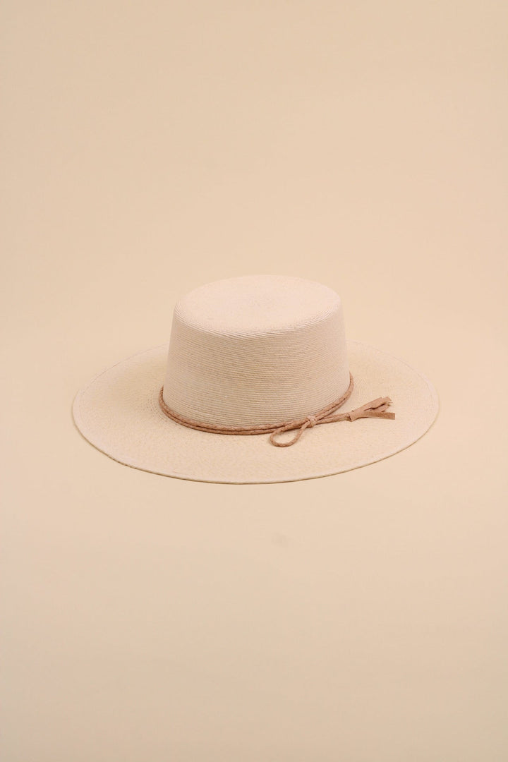 Cabo Fine Palm Leaf Flat Top - Ivory