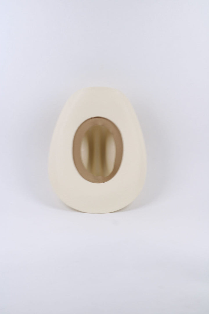 Lonestar Cattlemen Straw Cowboy Hat - Ivory