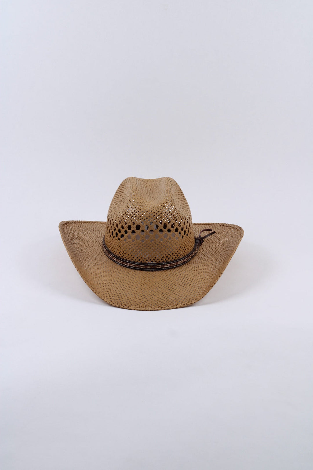 El Dorado Raffia Cowboy Hat - Camel