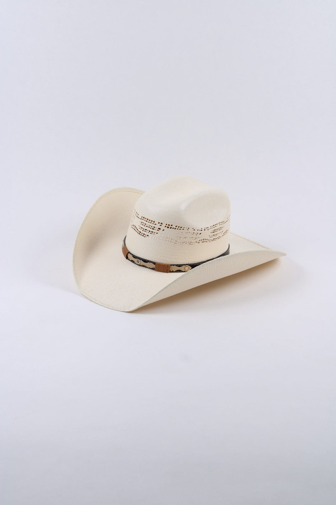The Odessa Unisex Bull Rider Straw Cowboy Hat - Ivory