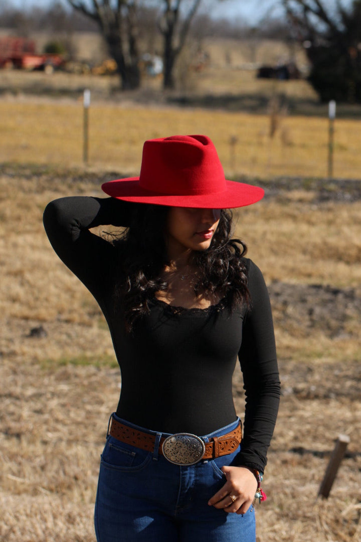 The Rowan - Wool Felt - Red