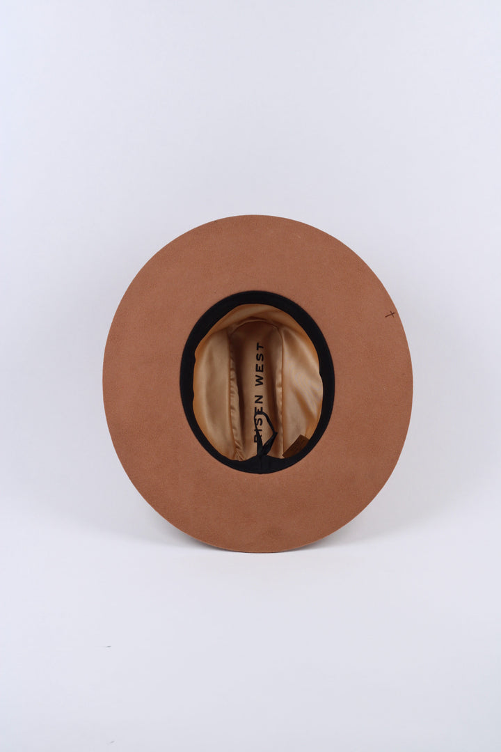 Gypsy Soul in Tan Flat Brim