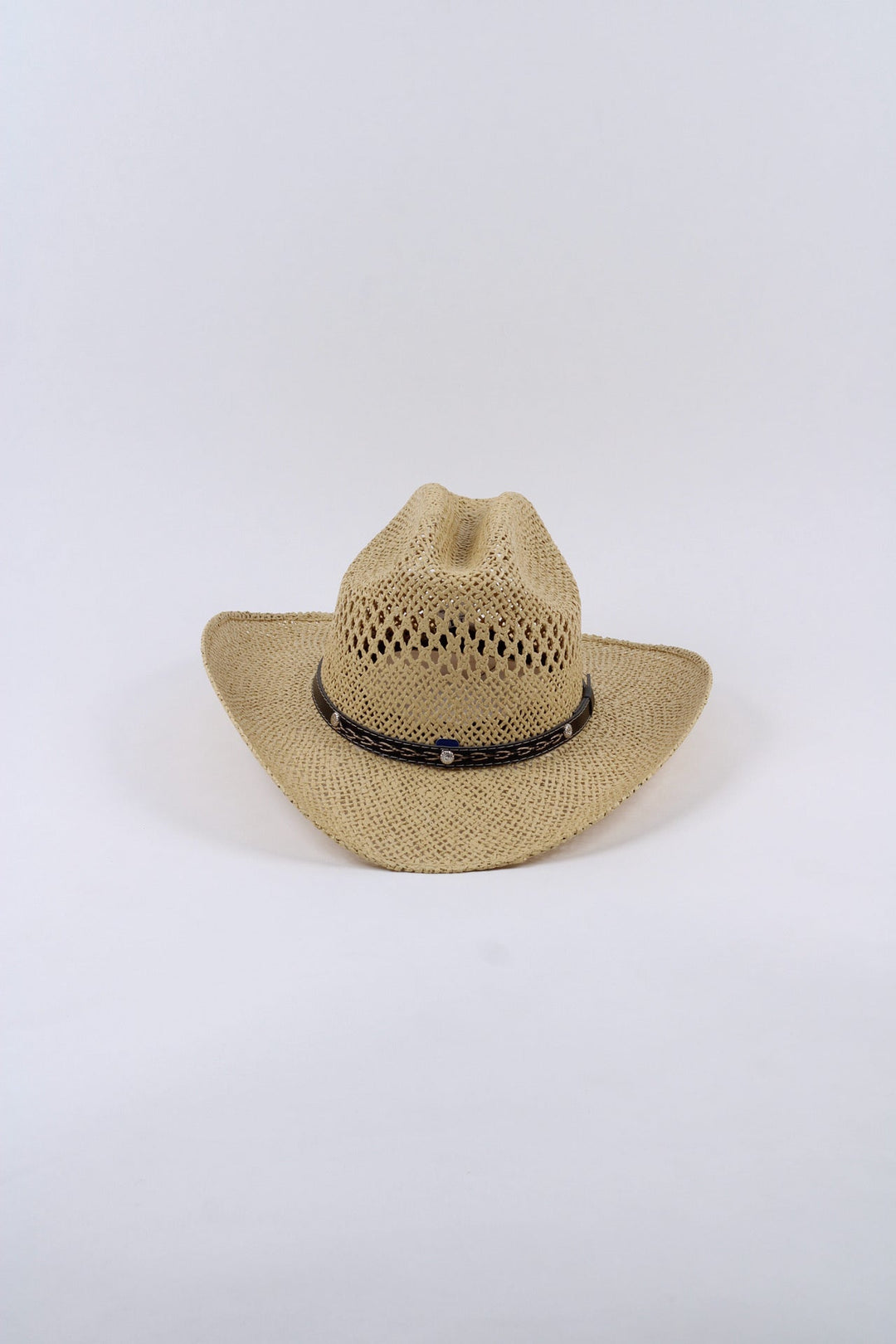 Montecito Raffia Cowboy Hat - Natural