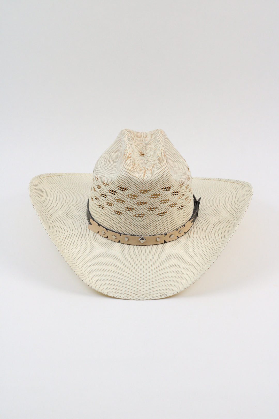 Bailey Cattleman Straw Cowboy Hat - Bone