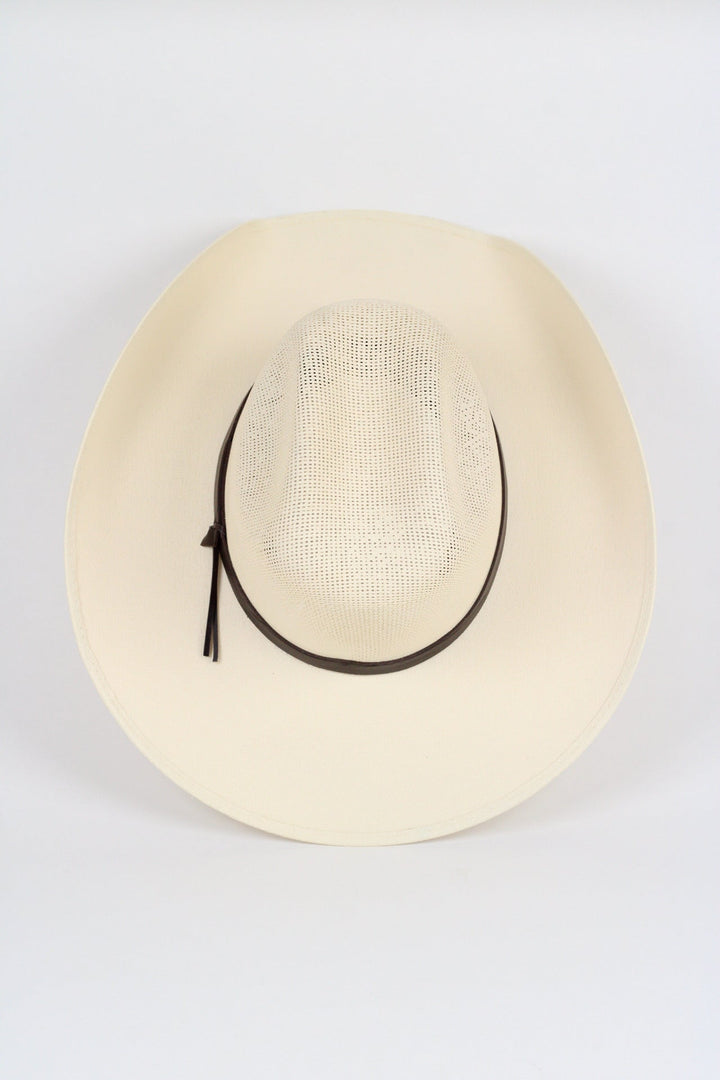 Luckenbach Bull Rider Straw Cowboy Hat - Natural