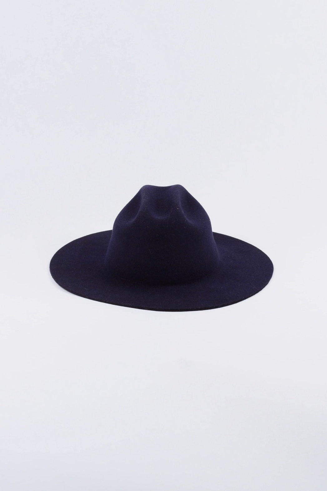 Dakota Cattleman Flat Brim Hat - Navy Blue