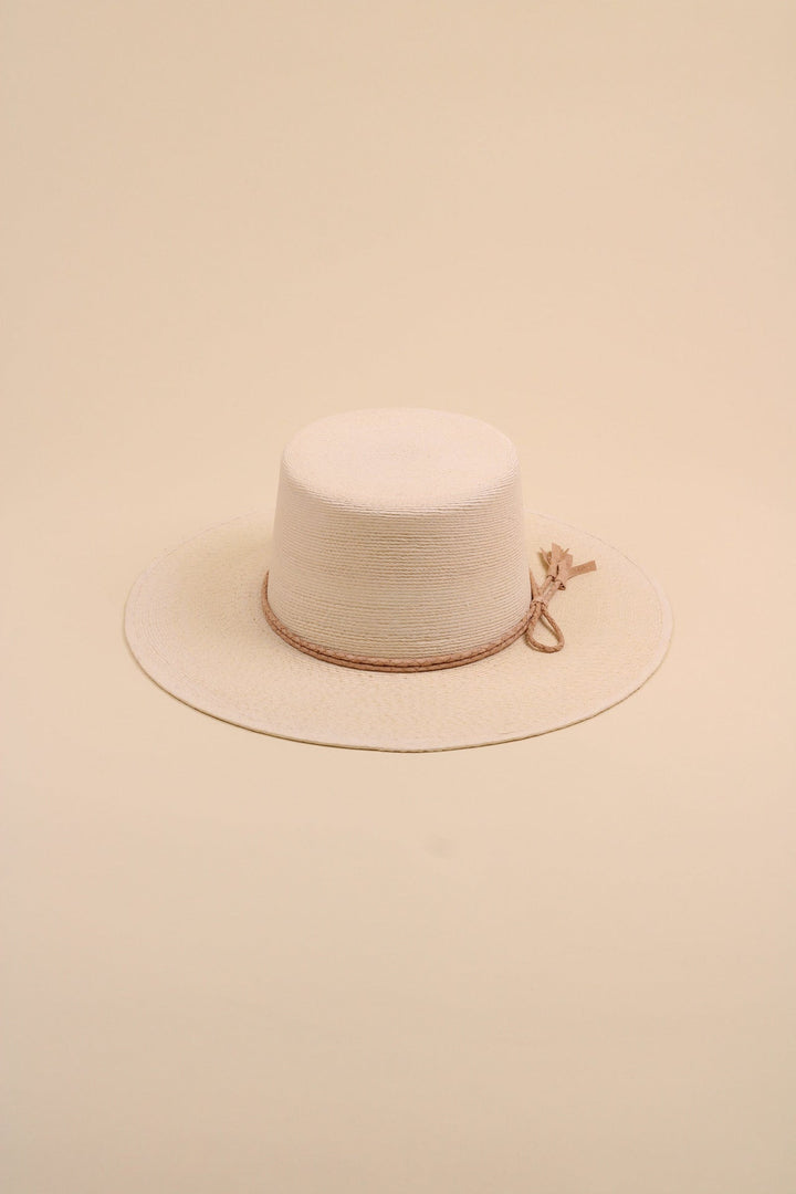 Cabo Fine Palm Leaf Flat Top - Ivory