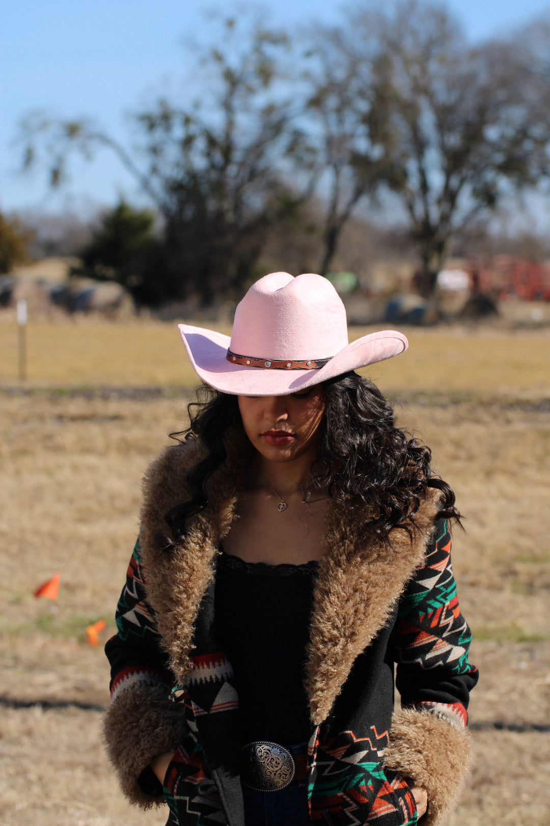 The Durango Cowboy Hat - Blush Pink