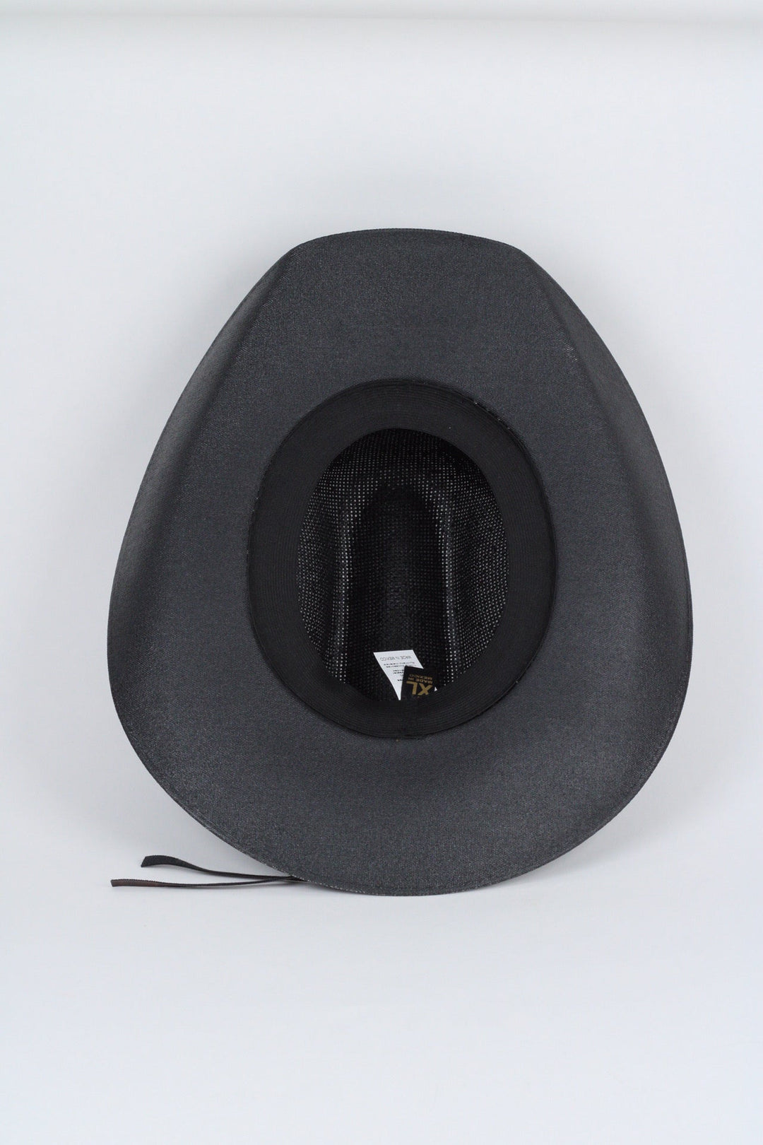 Luckenbach Bull Rider Straw Cowboy Hat - Black