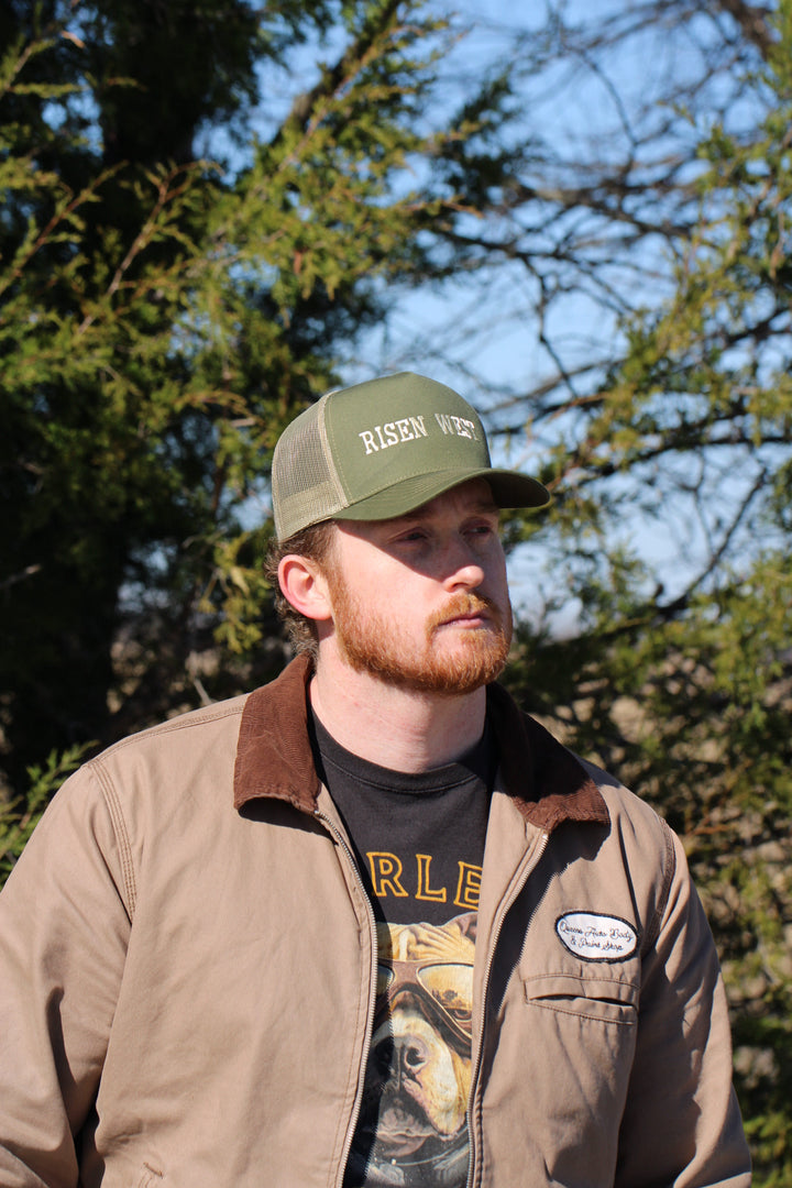 Risen West Trucker Hat - Olive