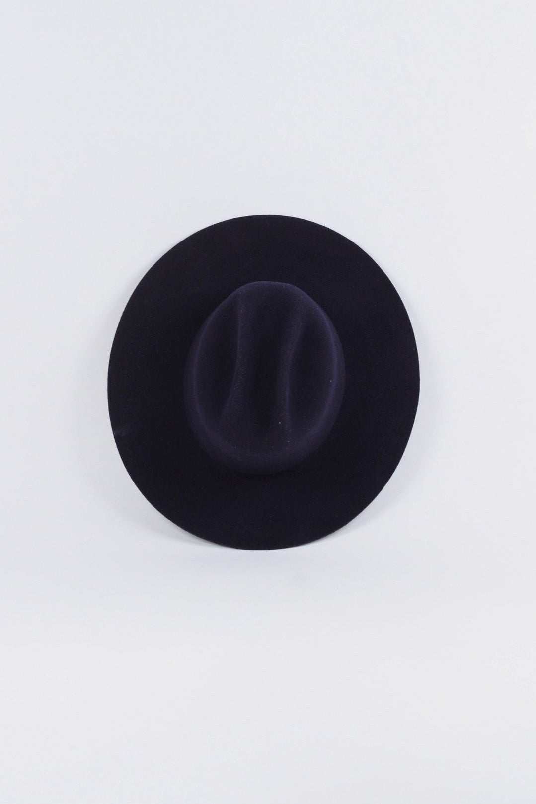 Dakota Cattleman Flat Brim Hat - Navy Blue
