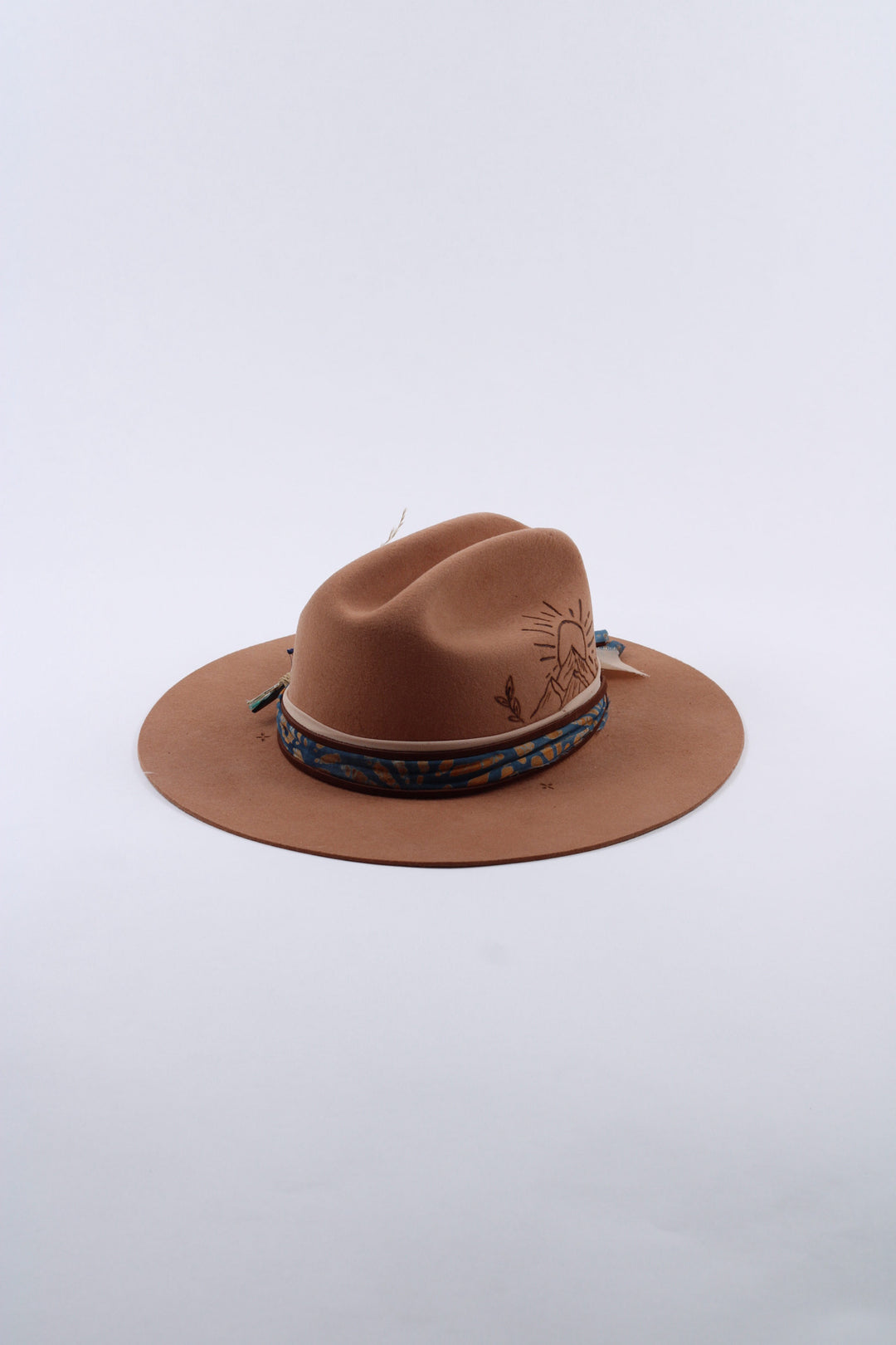 Gypsy Soul in Tan Flat Brim
