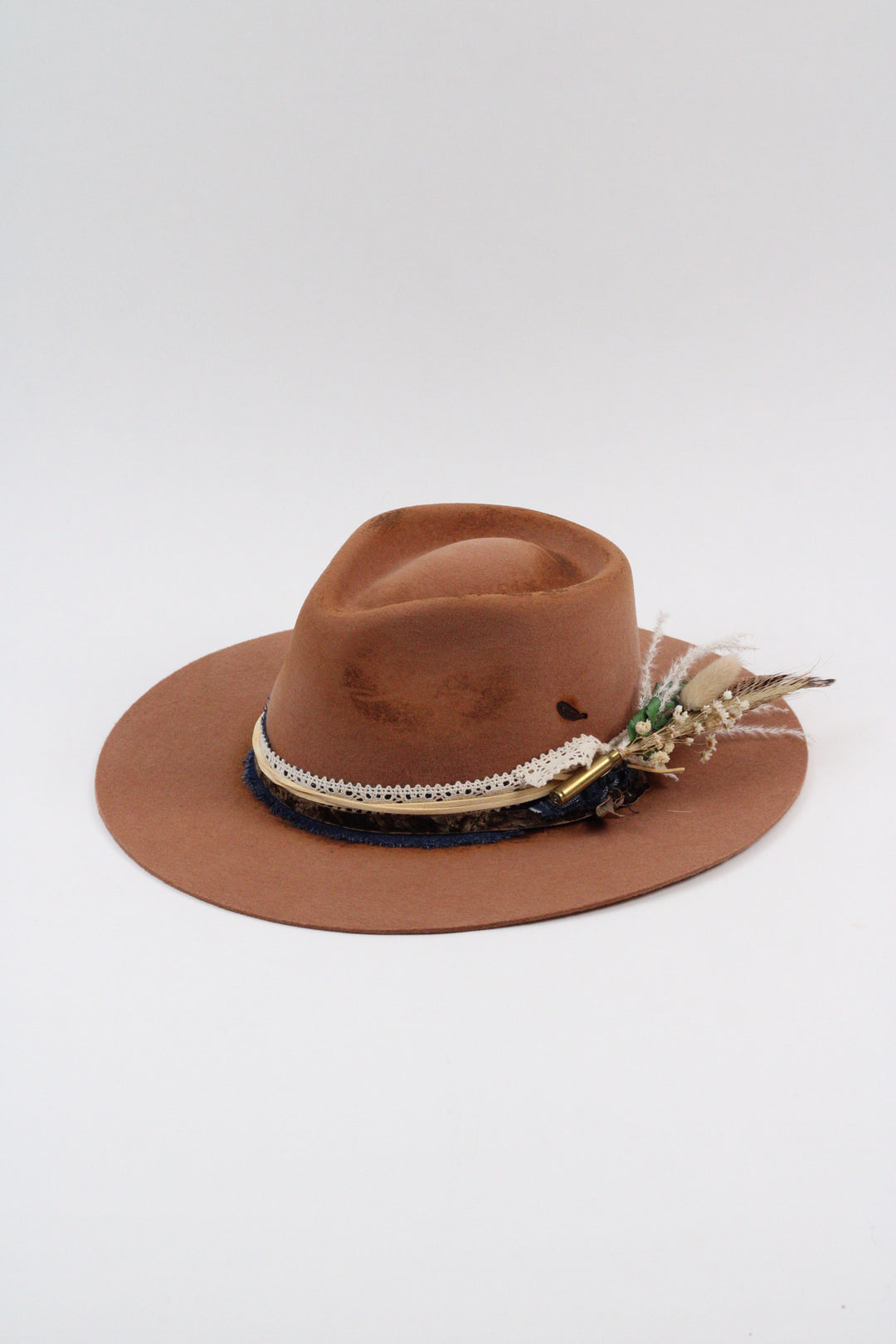 Aspen Rancher Flat Brim Hat - Tan
